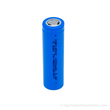 14500 700mAh 3.7V Silindirik Lityum İyon Pil